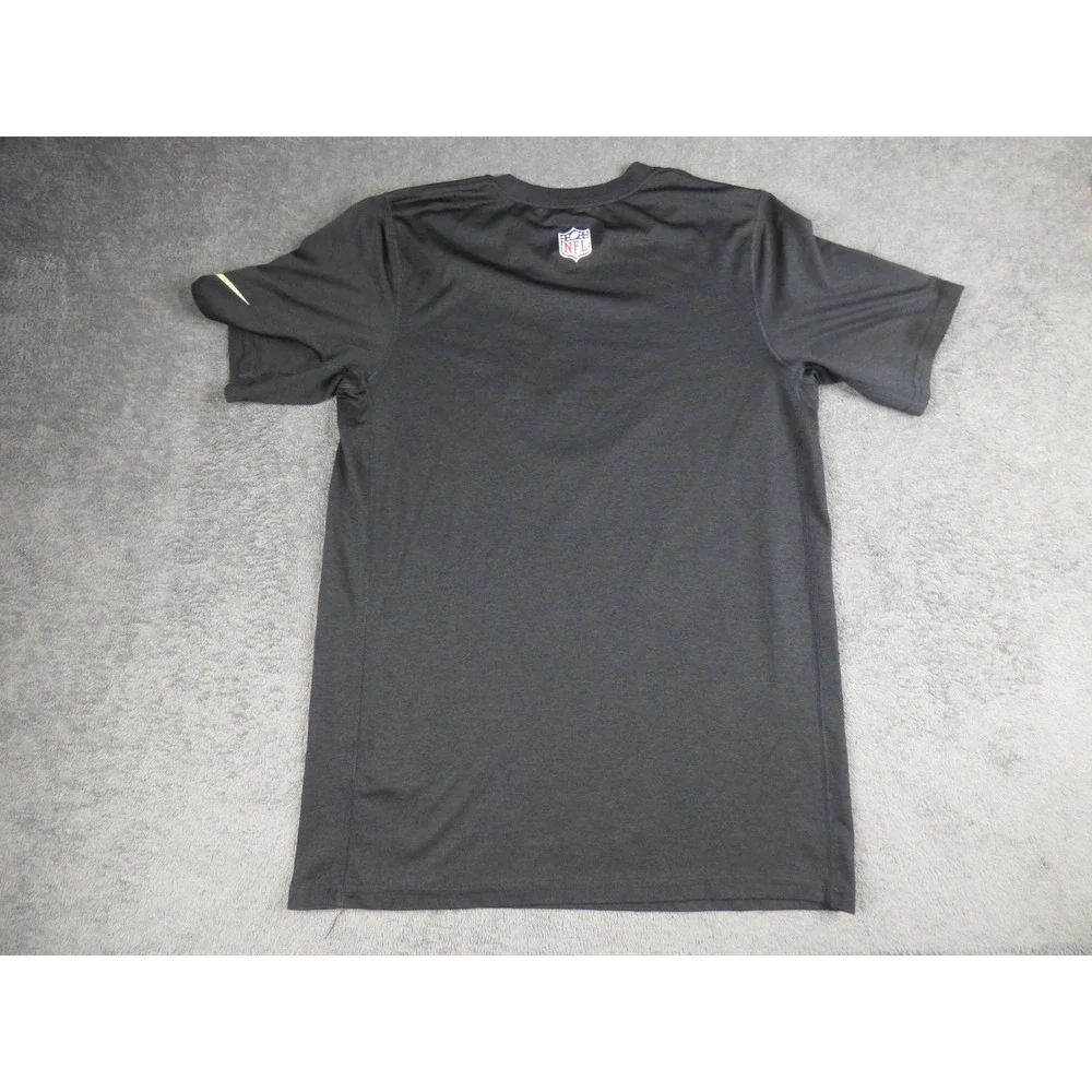 Nike New Orleans Saints NFL Onfield Apparel Dri-FIT T-Shirt Mens Small Black